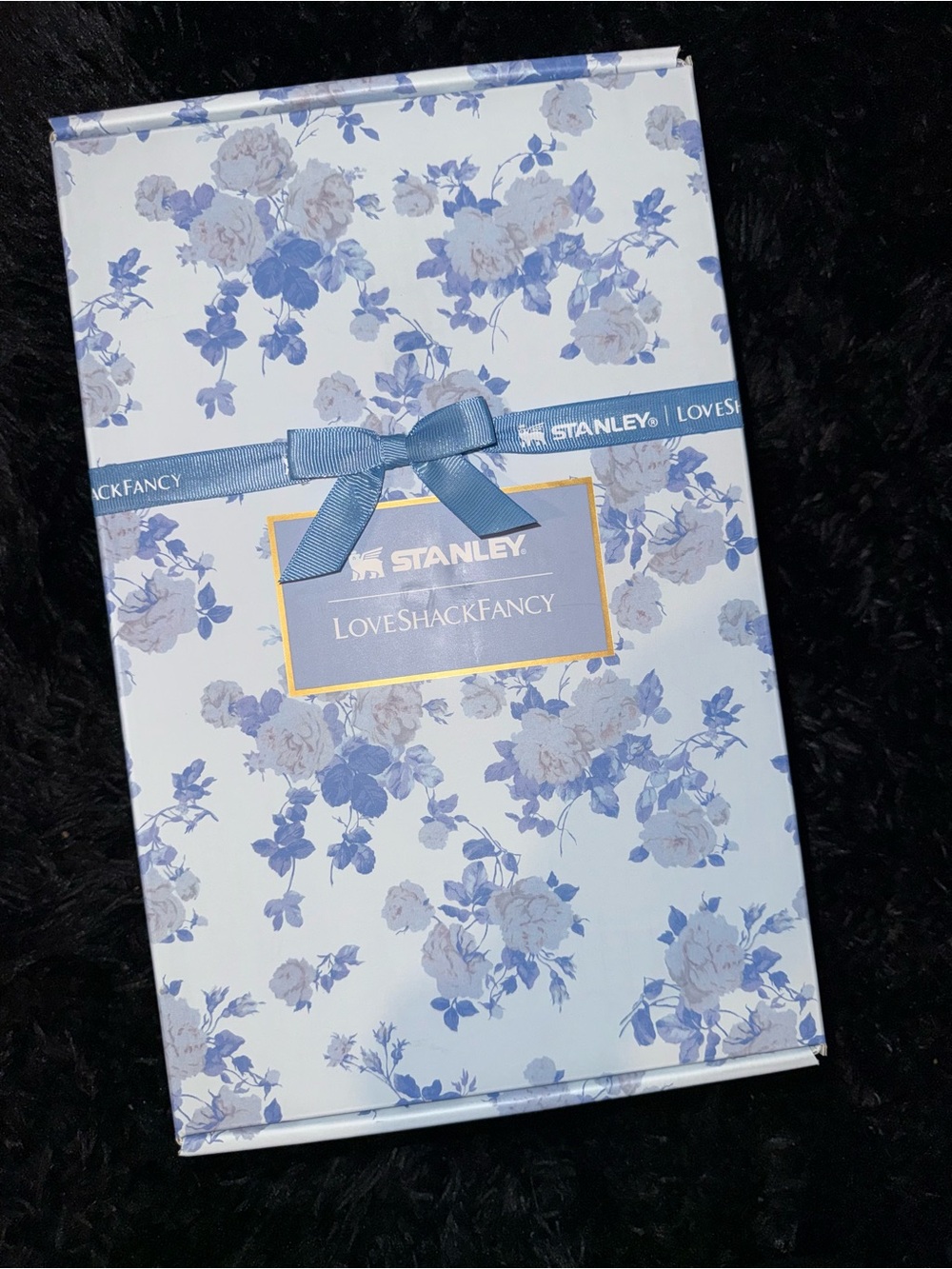 Stanley Blue Floral Gift Box with Ribbon Accent & Love Shack Fancy